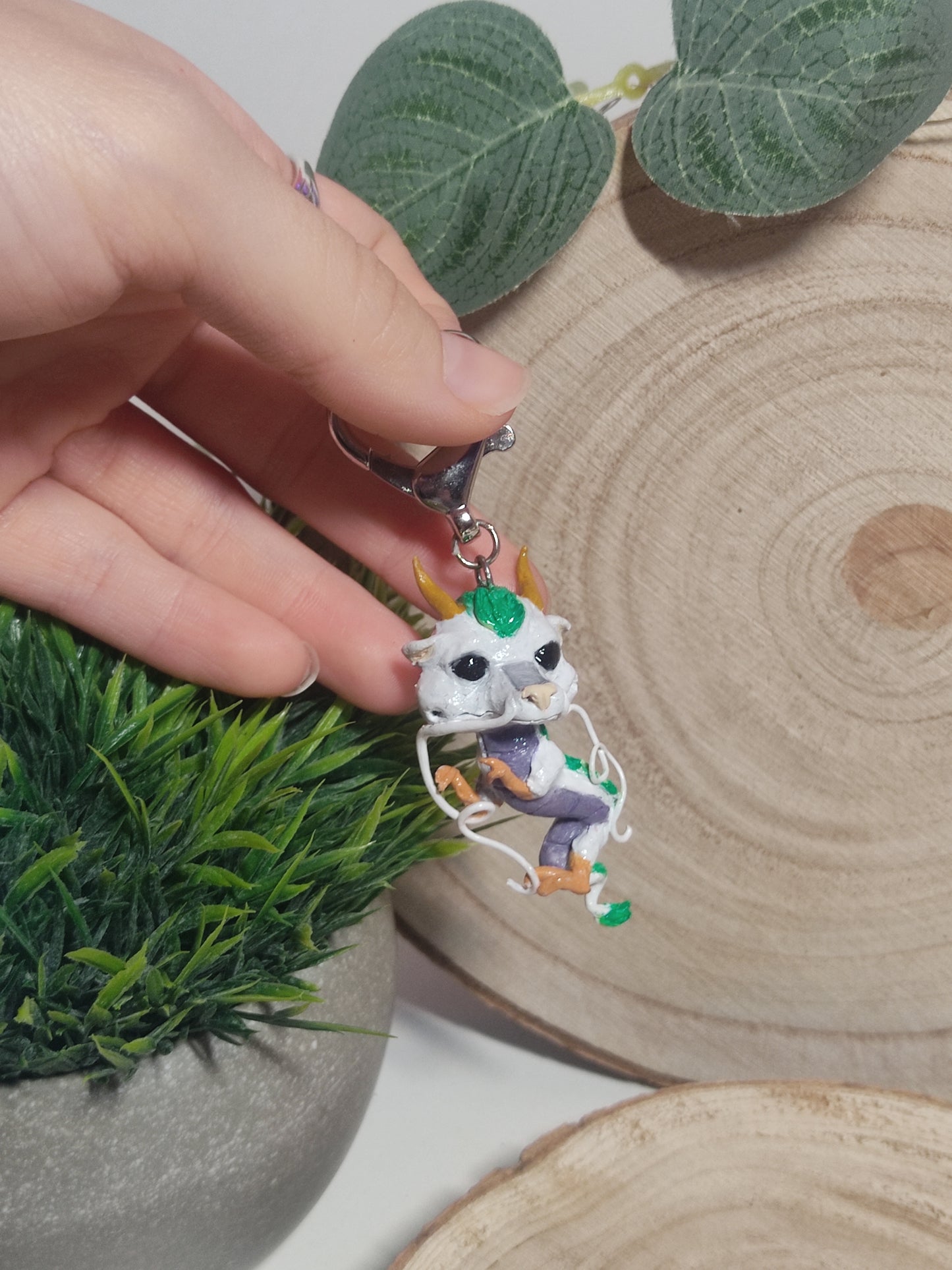 Dragons Keychain -Clay-