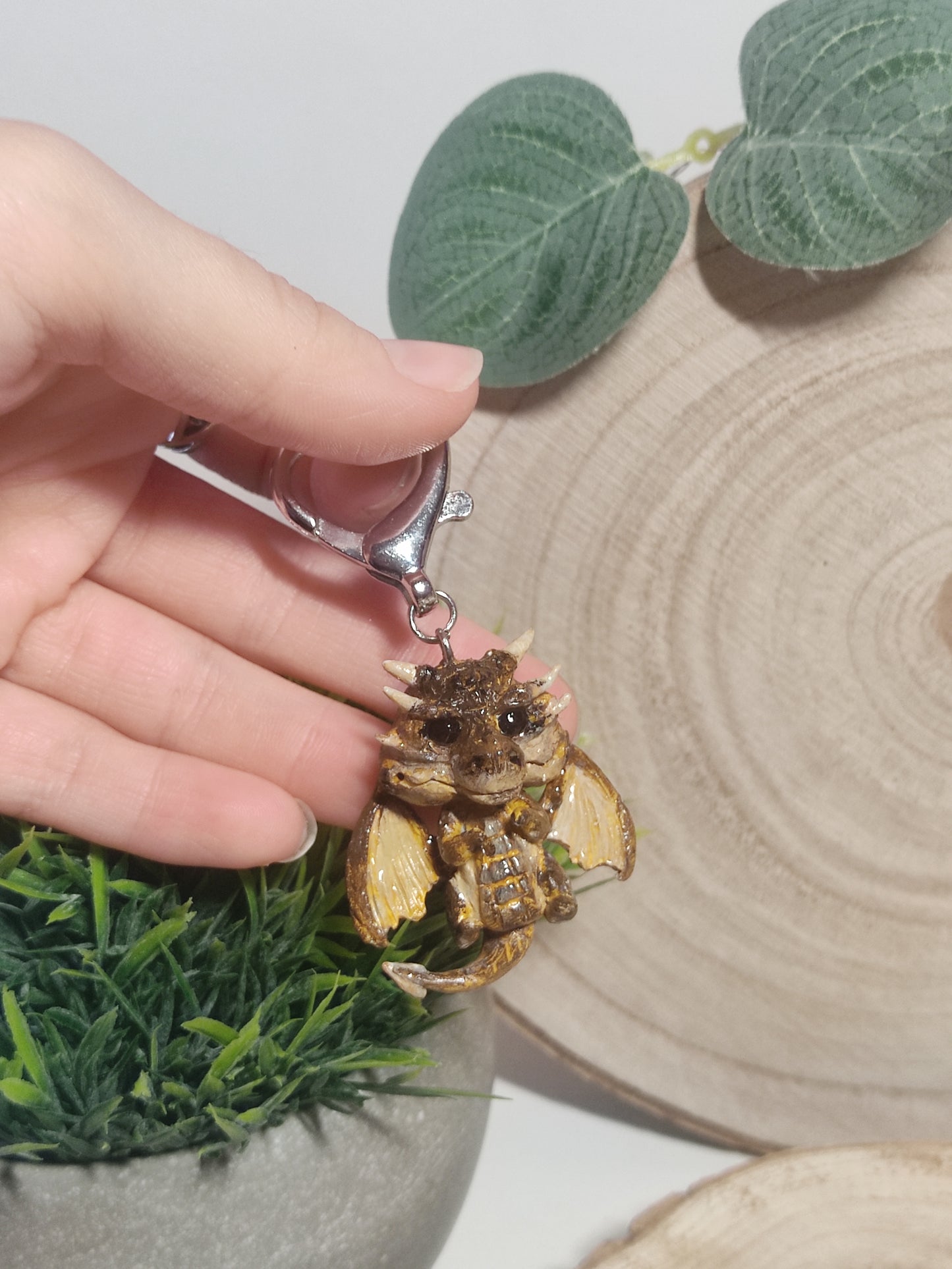 Dragons Keychain -Clay-