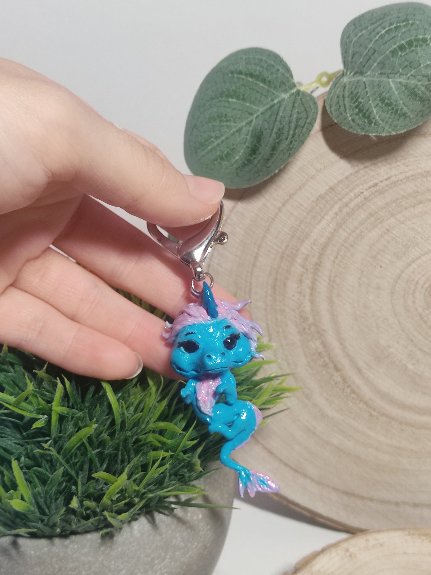 Dragons Keychain -Clay-
