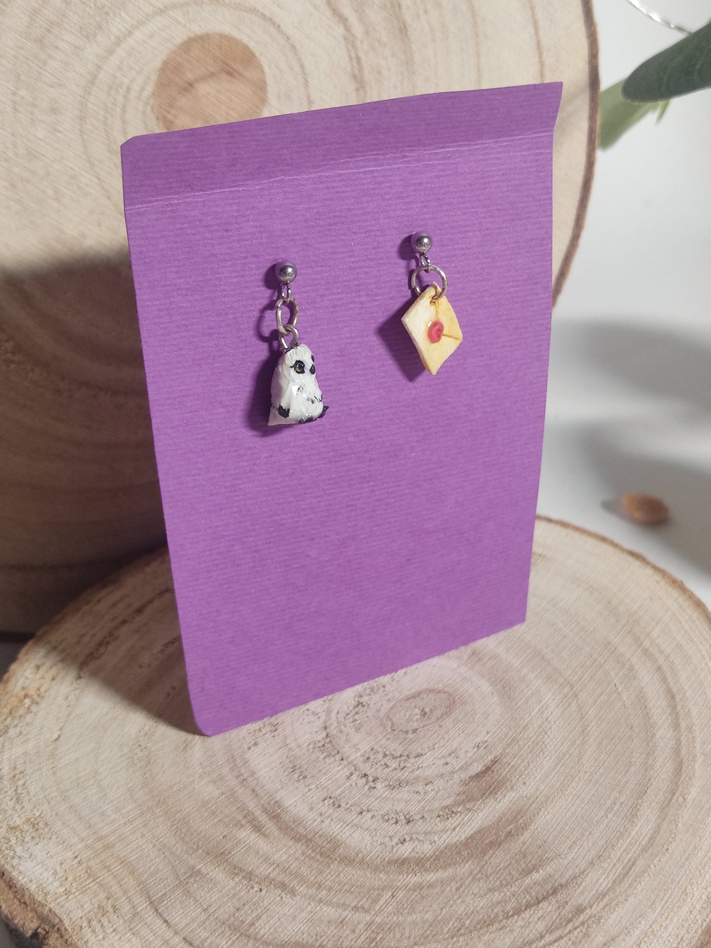 Harry potter handmade earrings -Clay-