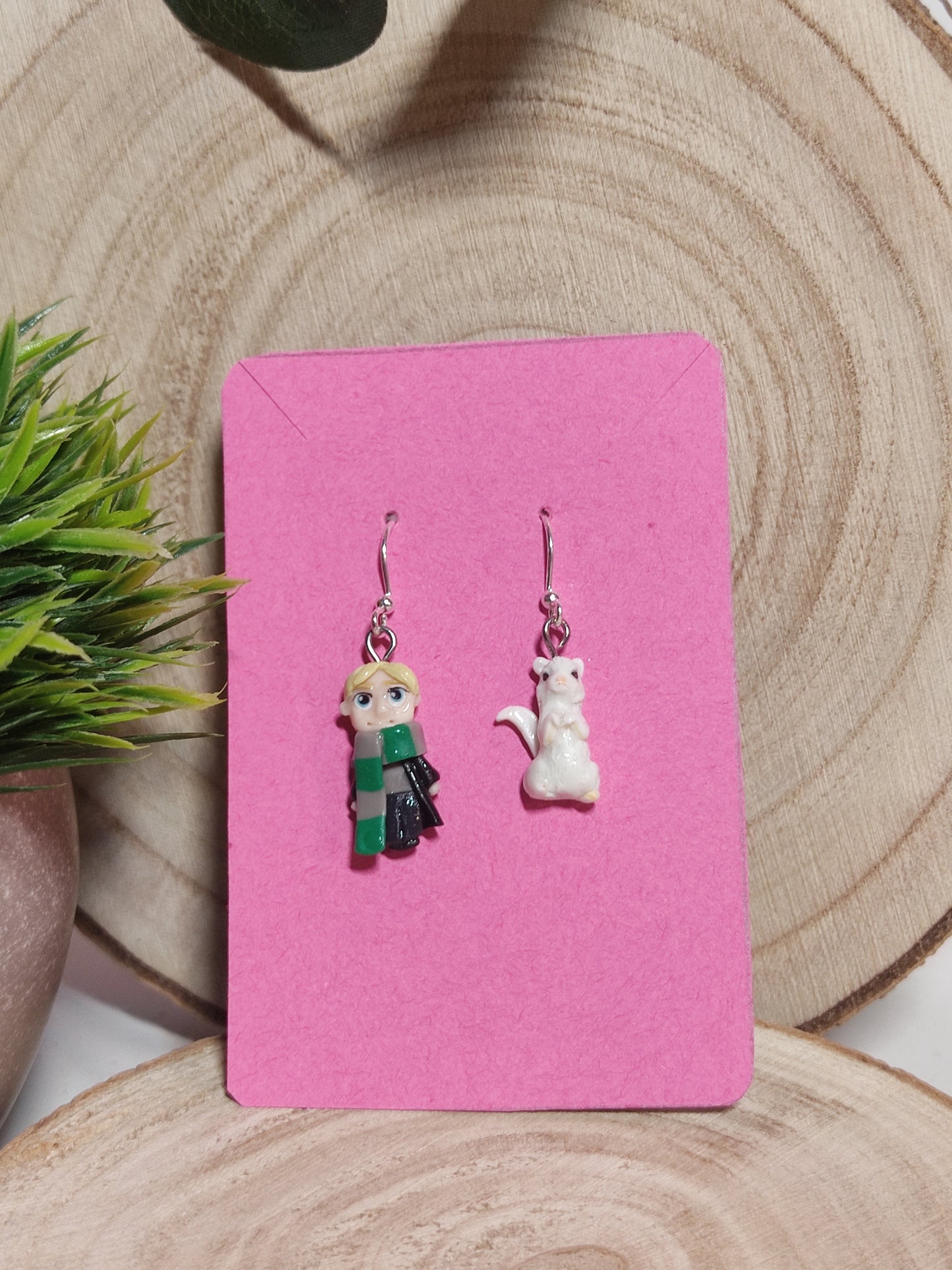 Harry potter handmade earrings -Clay-