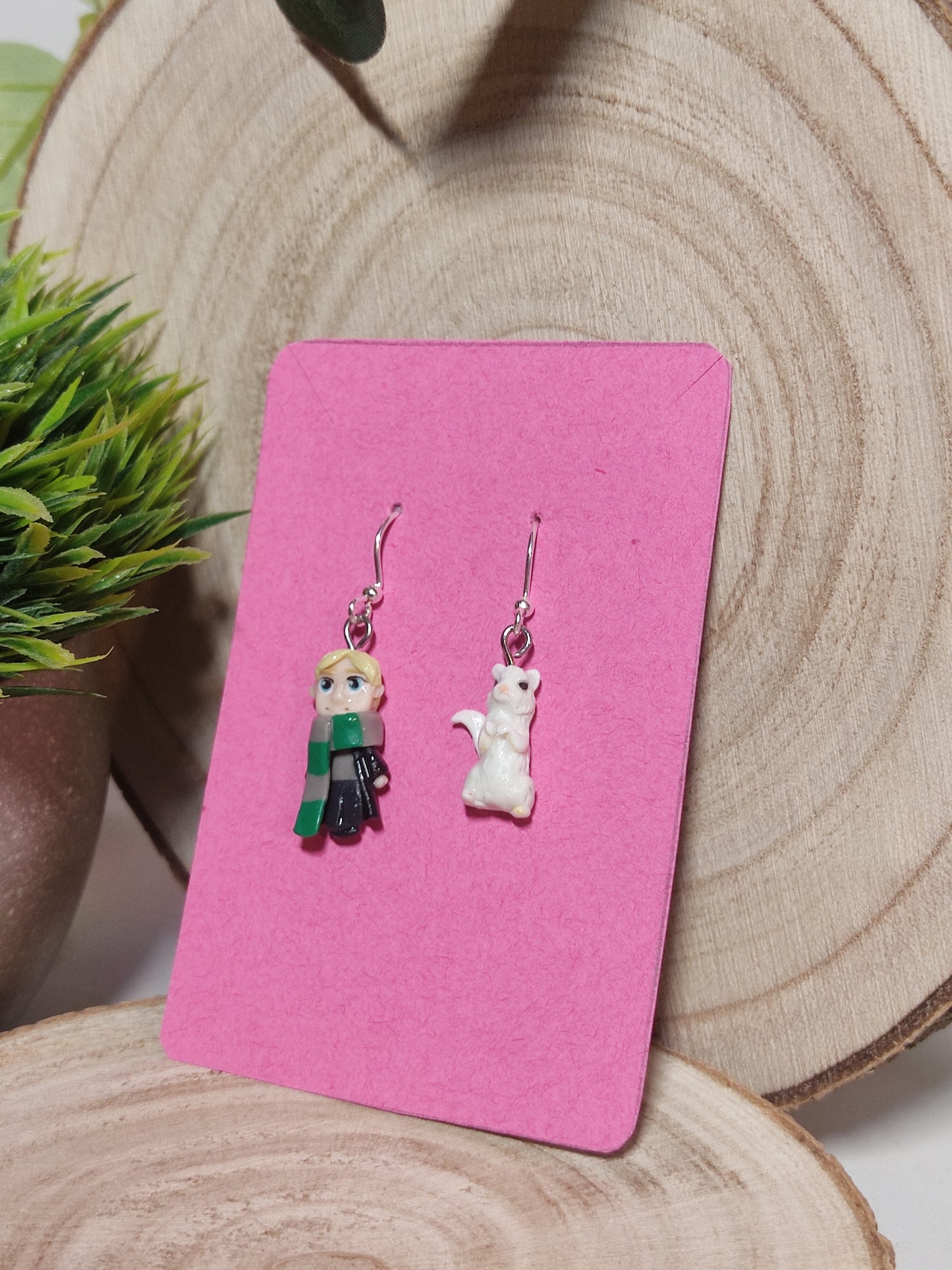 Harry potter handmade earrings -Clay-