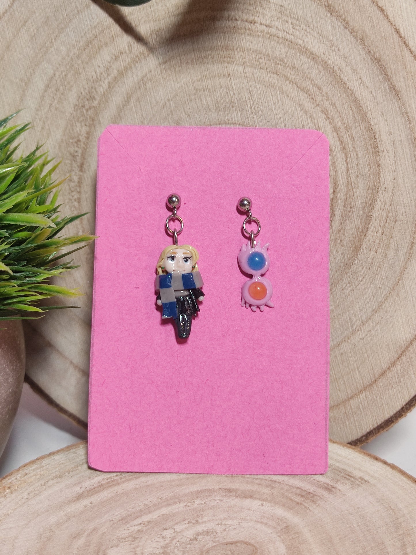 Harry potter handmade earrings -Clay-