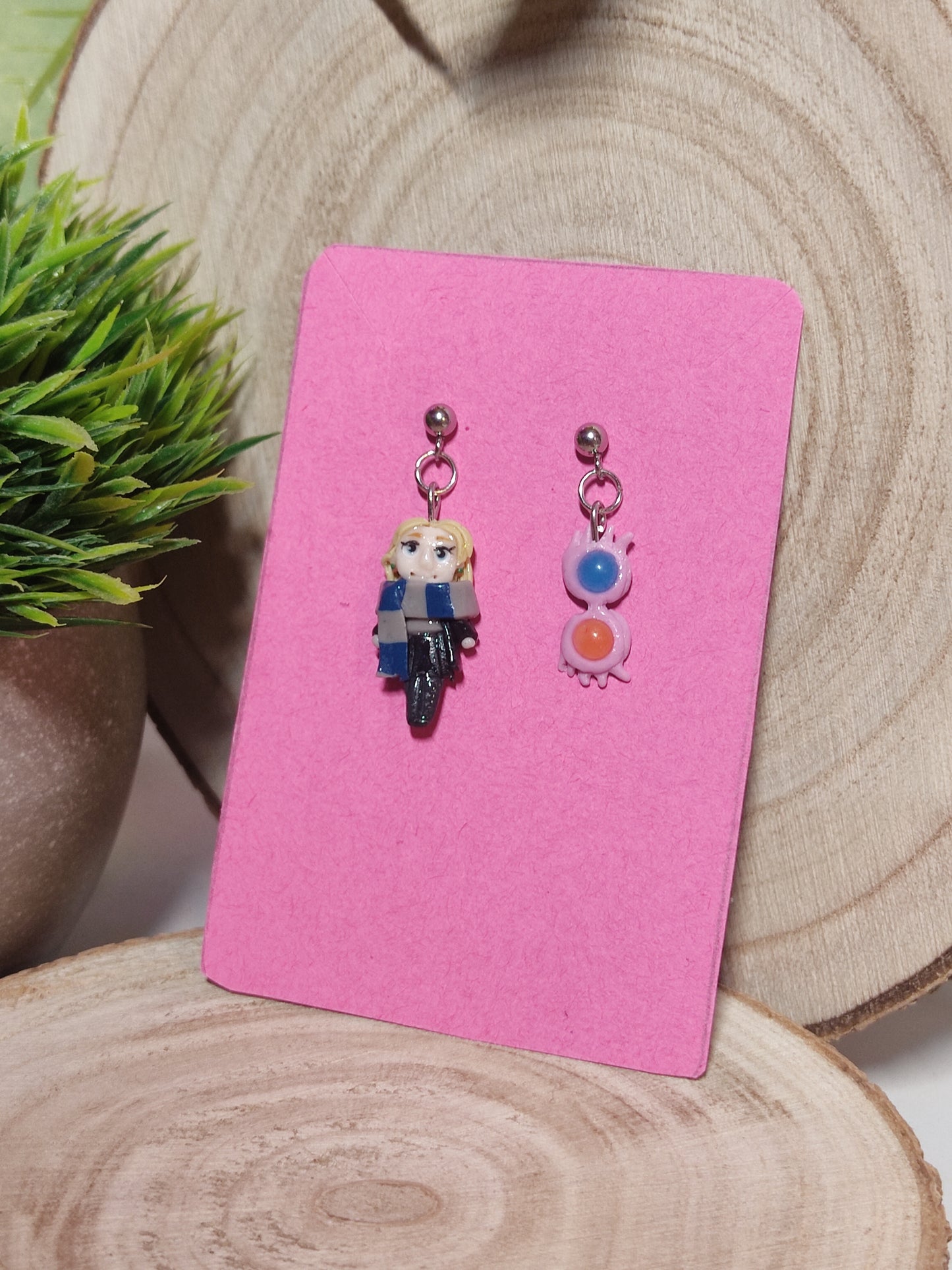 Harry potter handmade earrings -Clay-