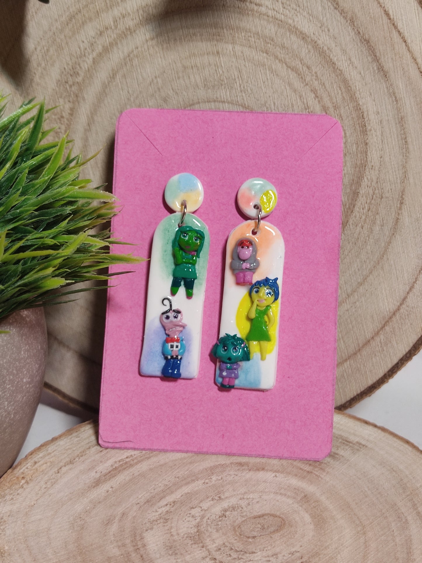 Orecchini Inside Out -Fimo-🌟
