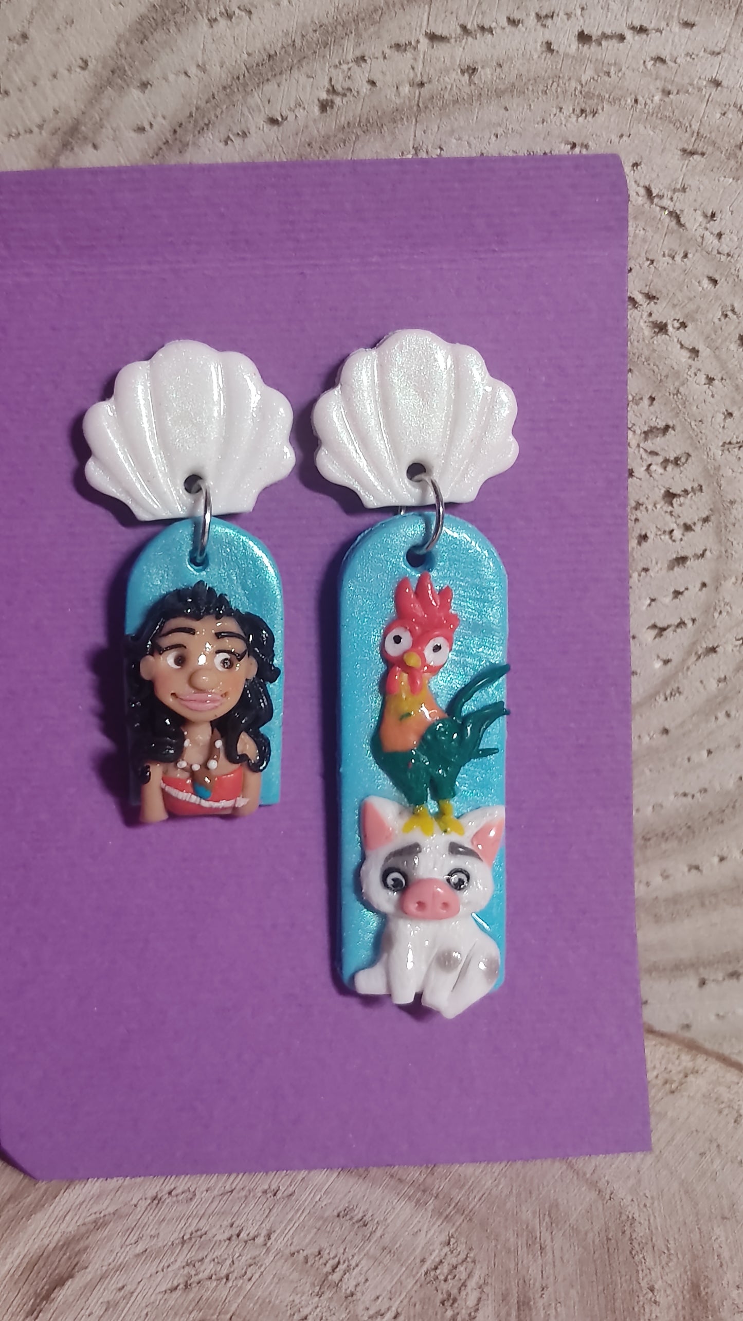 Oceania 🌊⛵ handmade earrings -Clay-