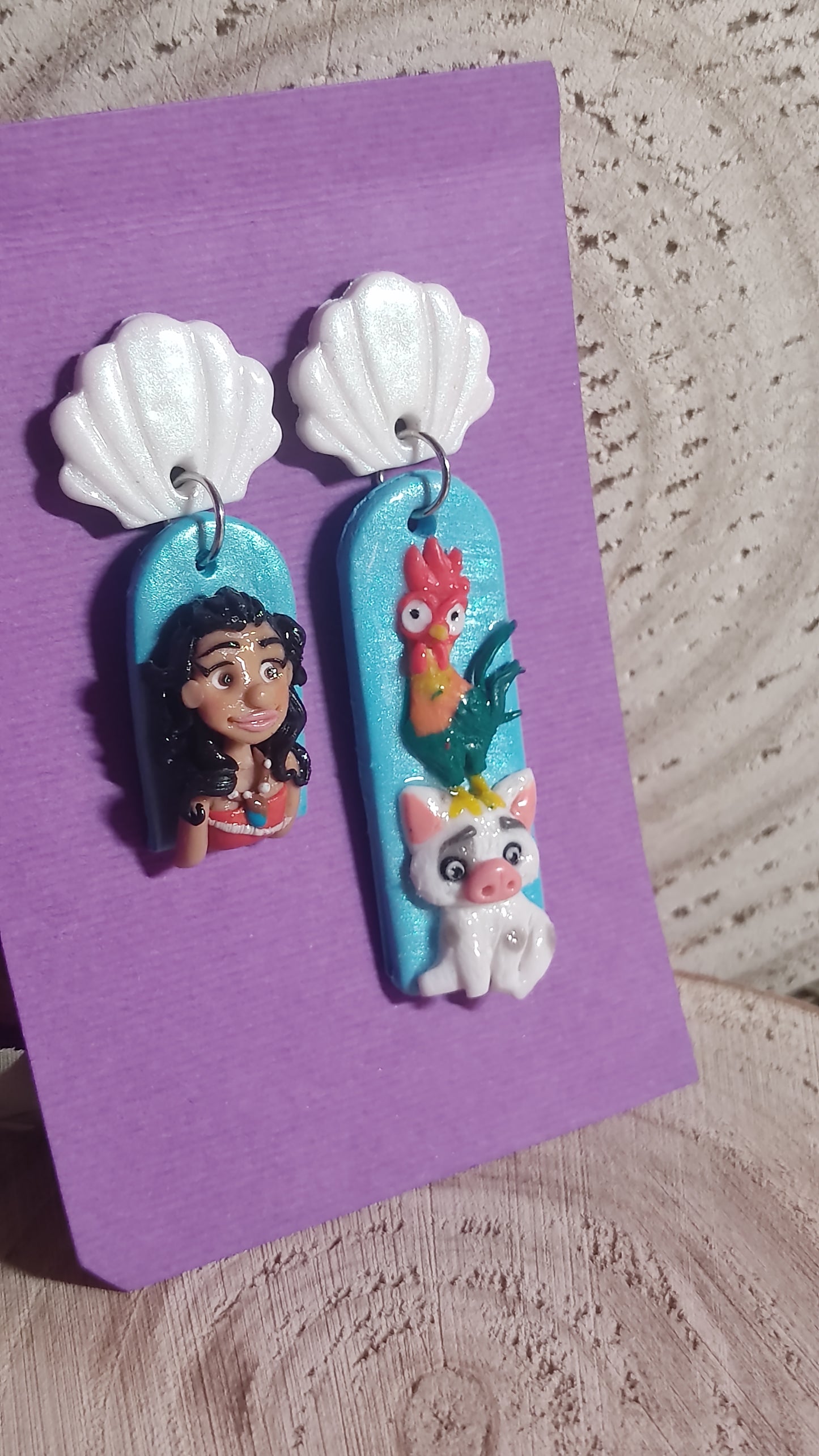 Oceania 🌊⛵ handmade earrings -Clay-