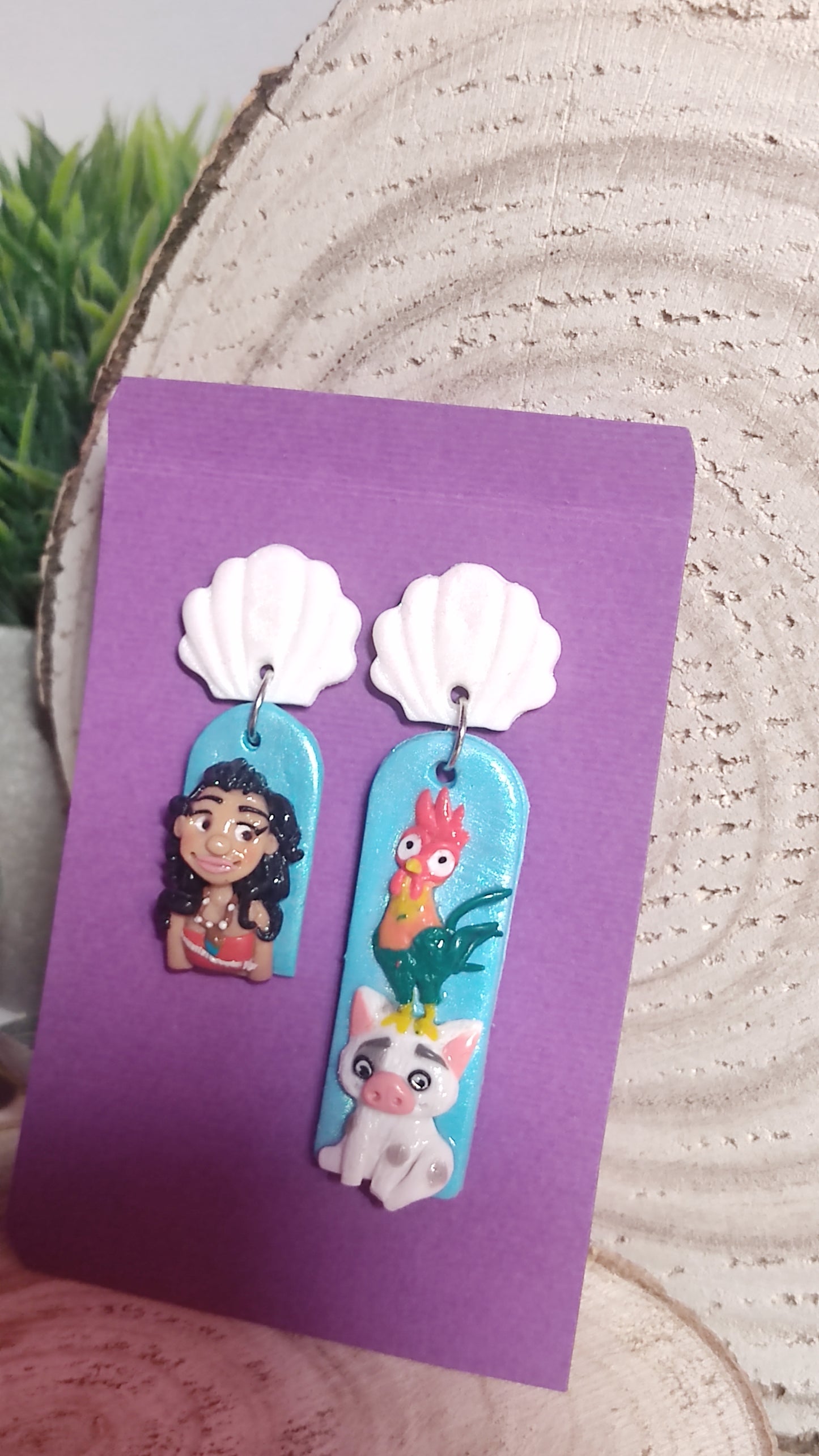 Oceania 🌊⛵ handmade earrings -Clay-