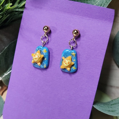 Wish star earrings