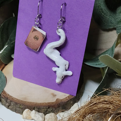 The neverending story earrings