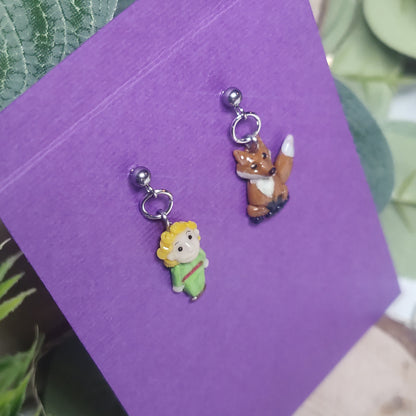 The Little Prince Polymer Clay earrings