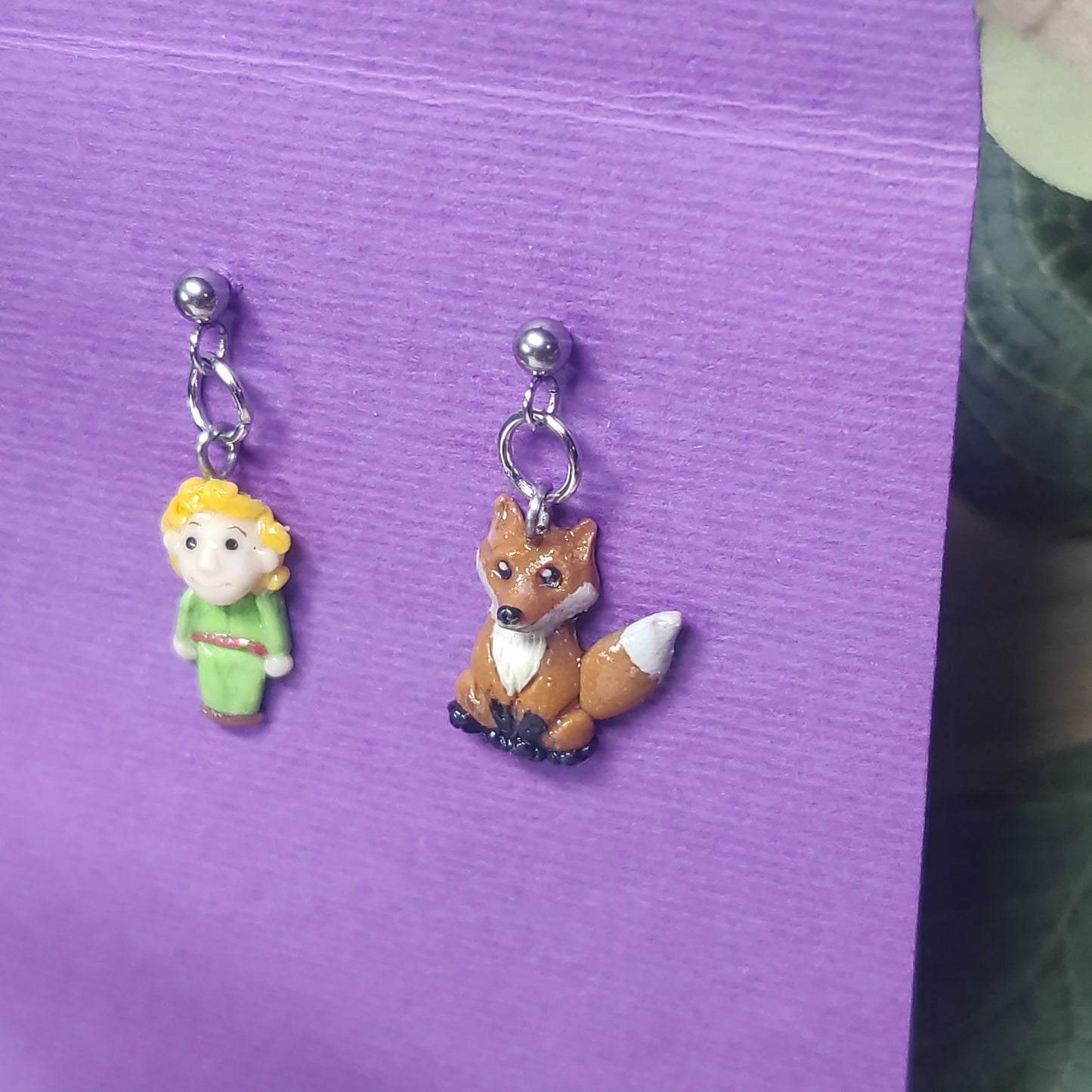 The Little Prince Polymer Clay earrings