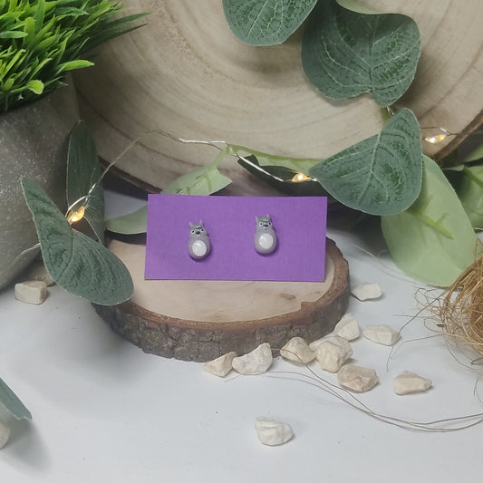 Totoro earrings