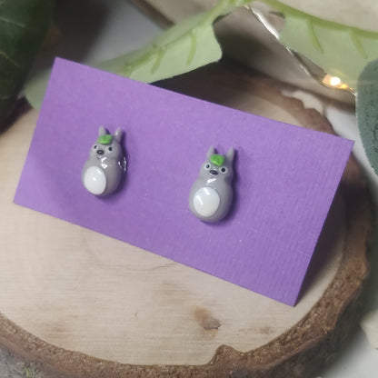 Totoro earrings