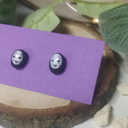 No face earrings