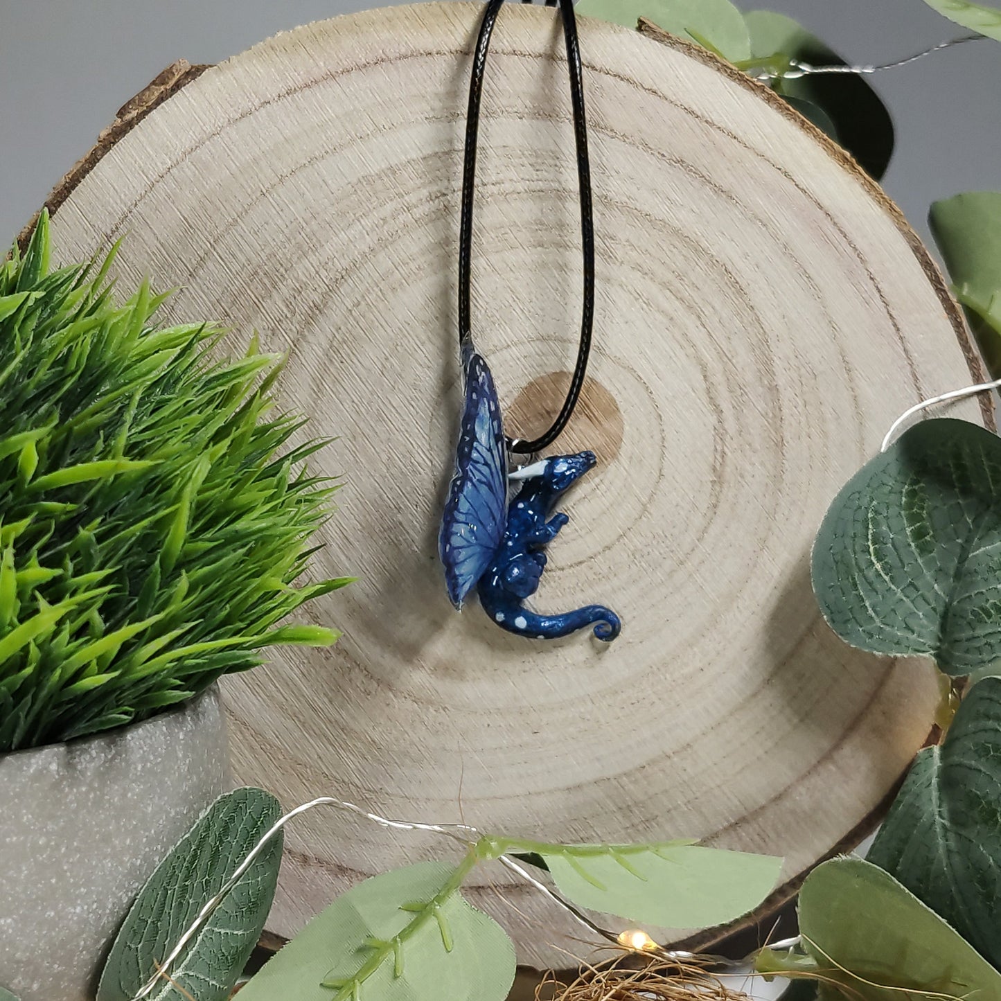 Fairy Dragons Necklace -Clay-