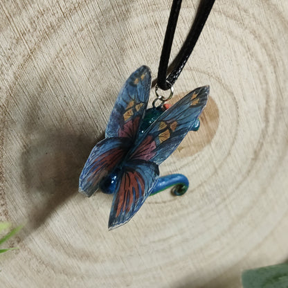 Fairy Dragons Necklace -Clay-