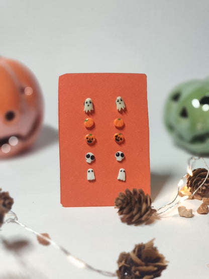 Halloween Polymer Clay Earrings Set