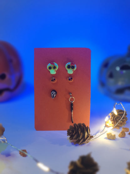 Set di orecchini di Halloween