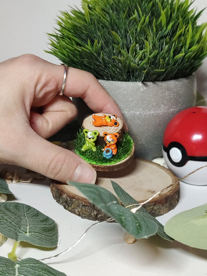 Pokémon diorama miniature