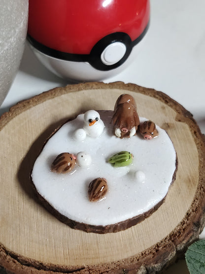 Pokémon diorama miniature