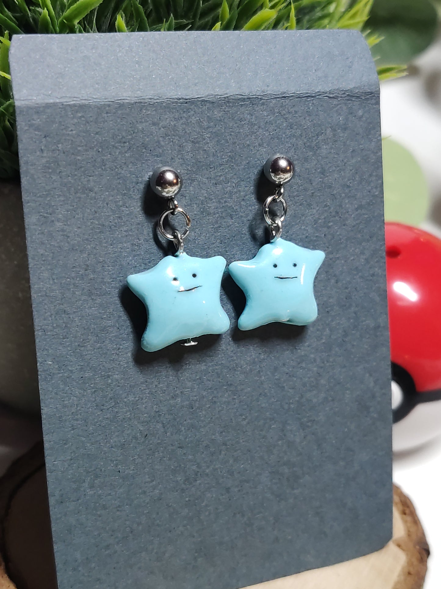 Pokémon earrings -Clay-