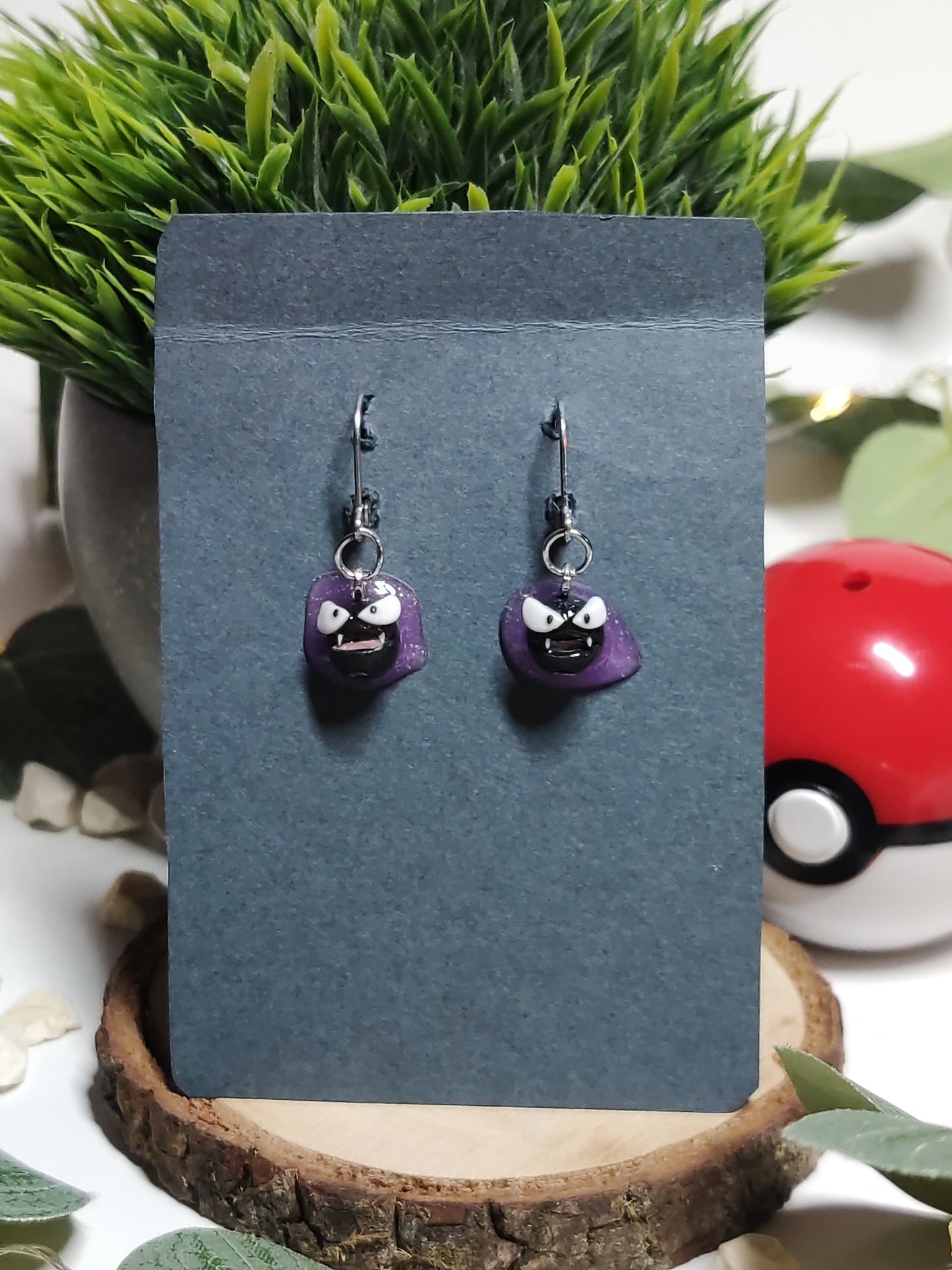 Pokémon earrings -Clay-