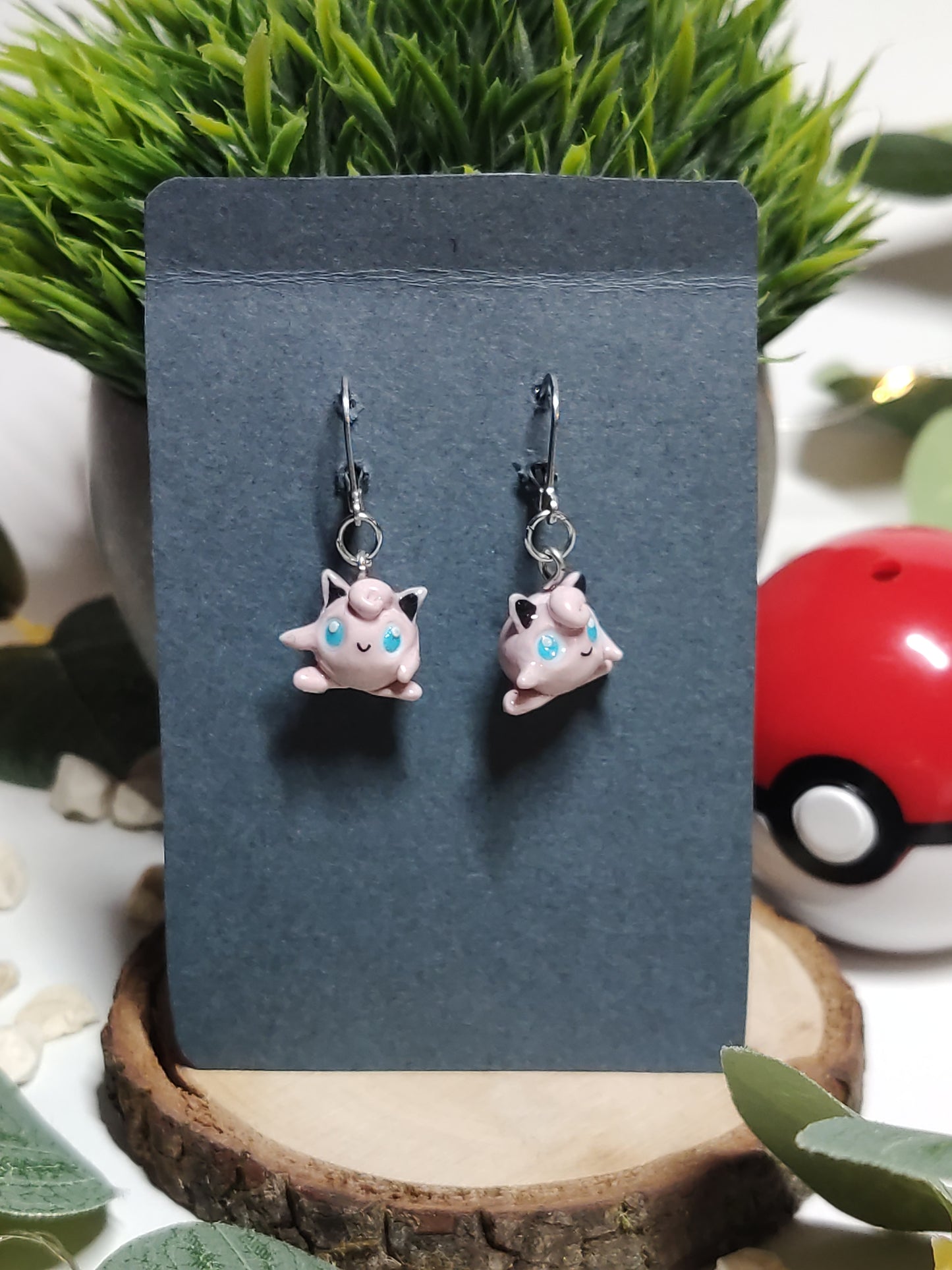 Pokémon earrings -Clay-