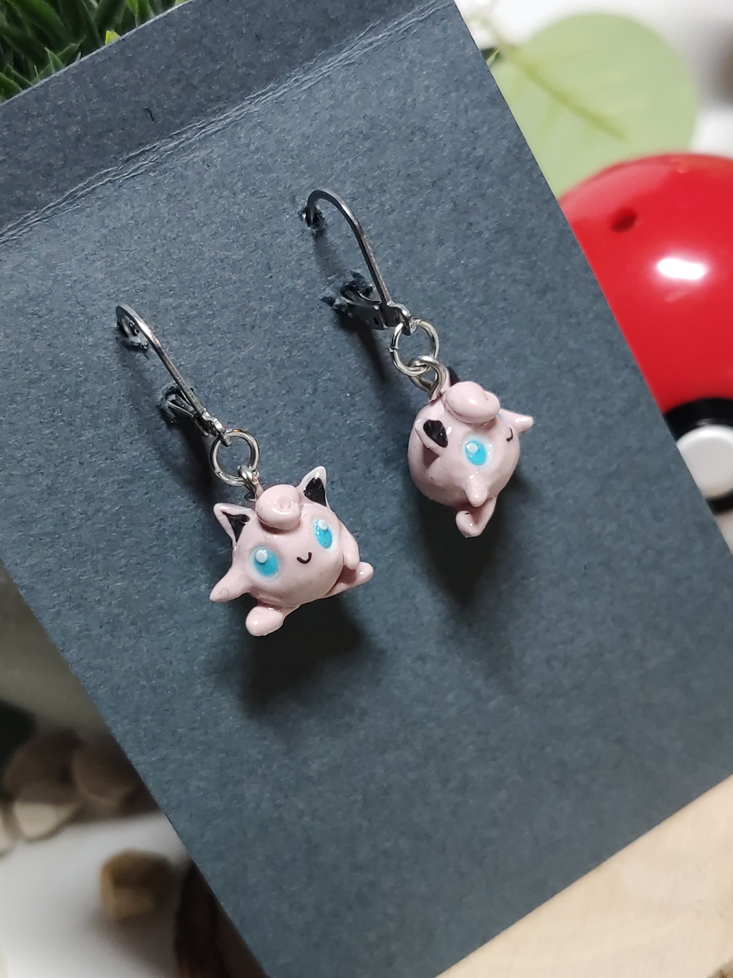 Pokémon earrings -Clay-