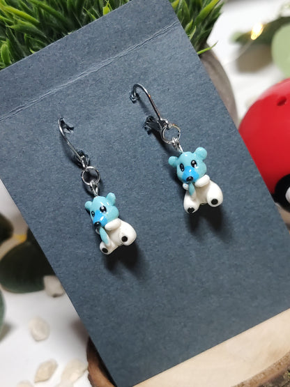 Pokémon earrings -Clay-