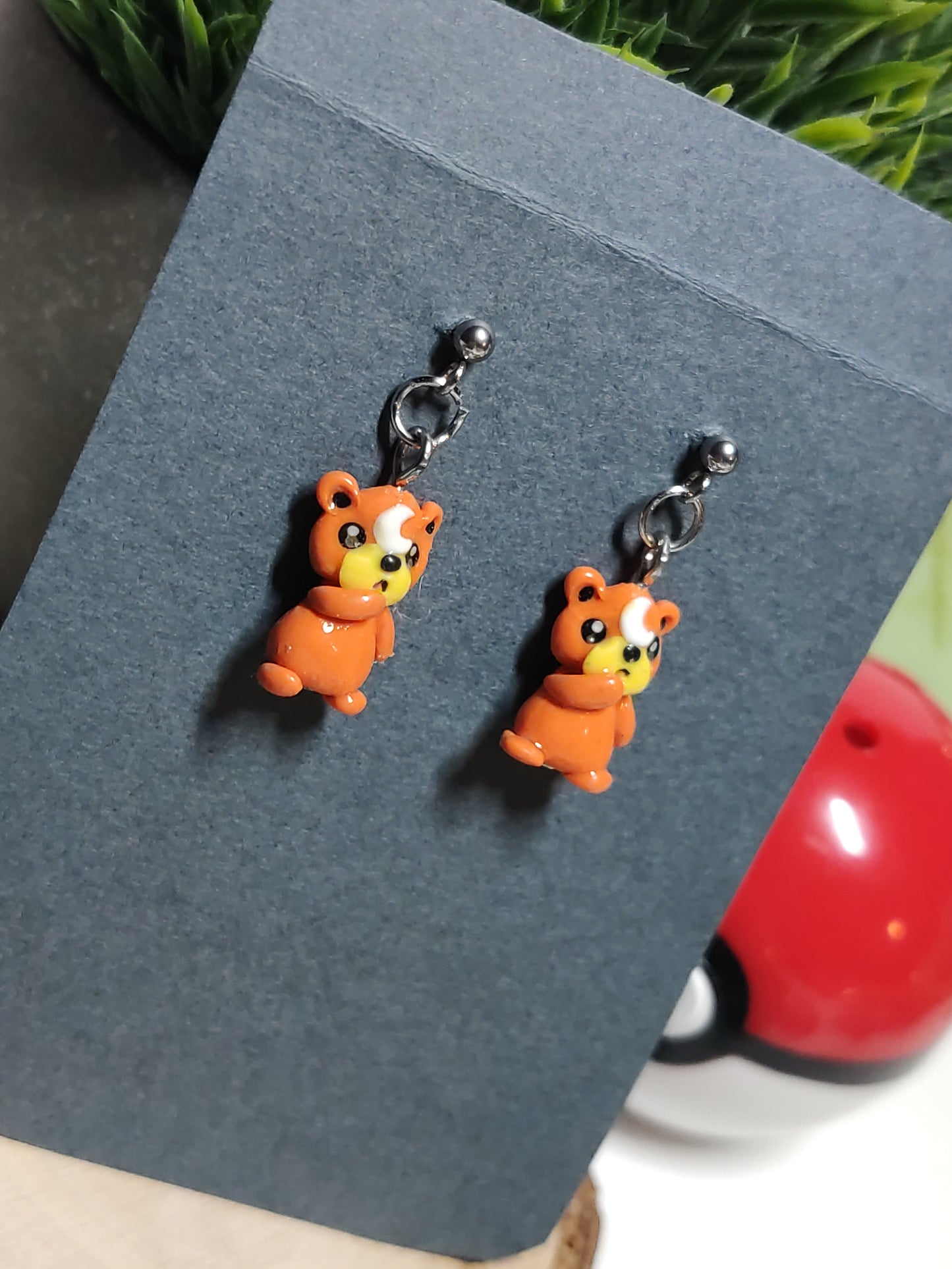 Pokémon earrings -Clay-