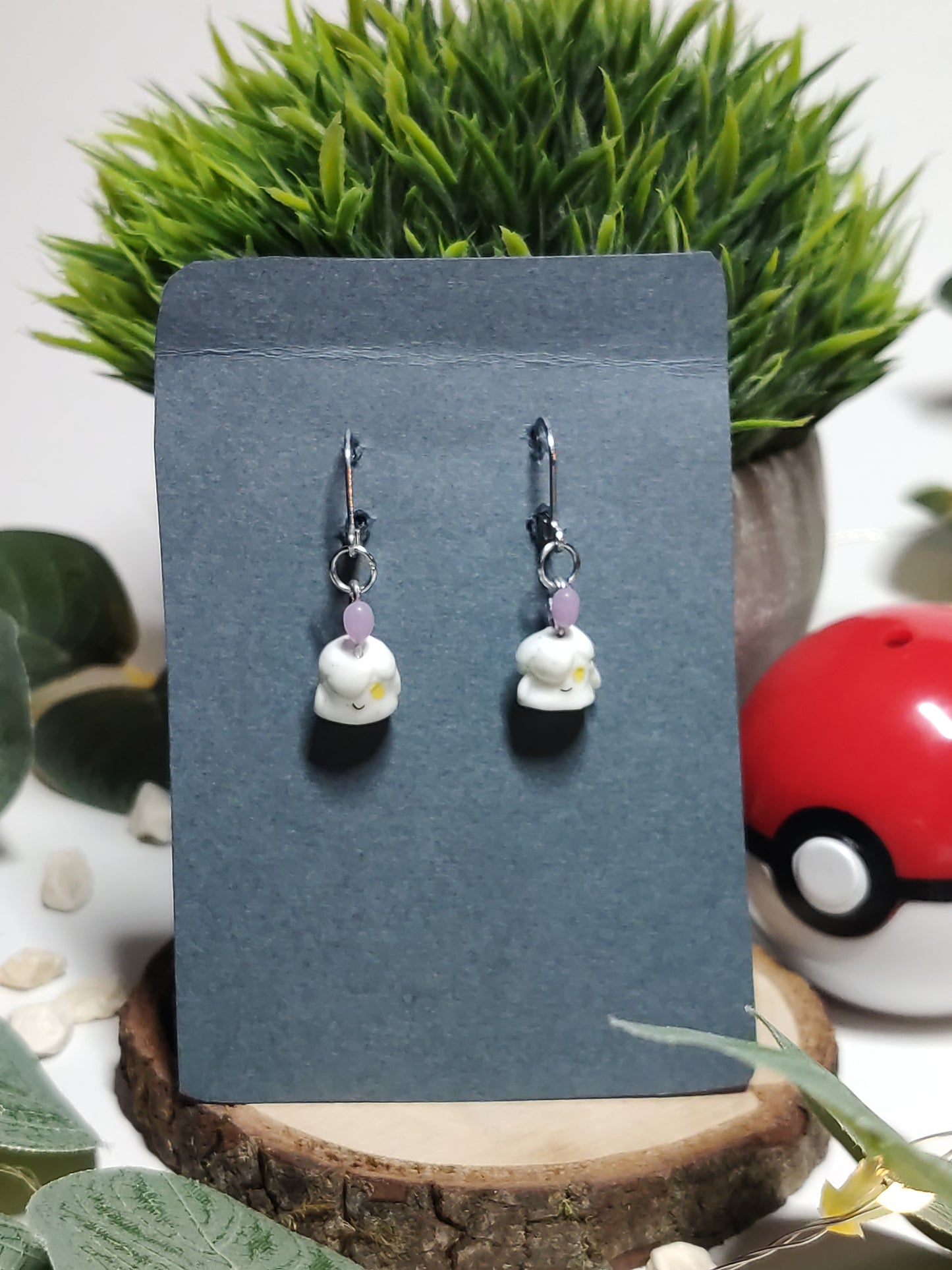 Pokémon earrings -Clay-