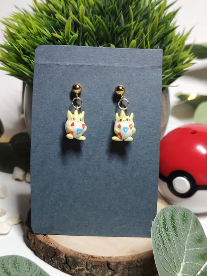 Pokémon earrings -Clay-