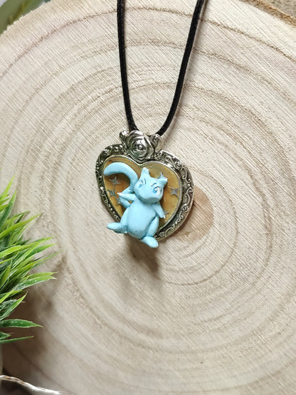 Shiny Mew (pokemon) necklace