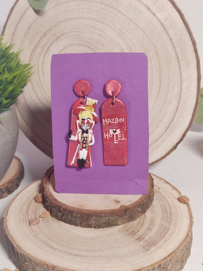 Hazbin Hotel earrings