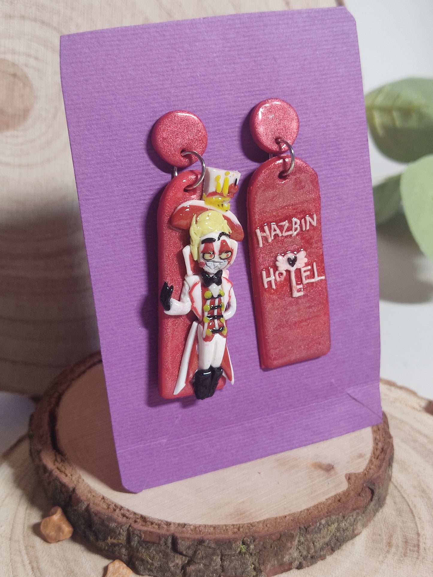 Hazbin Hotel earrings