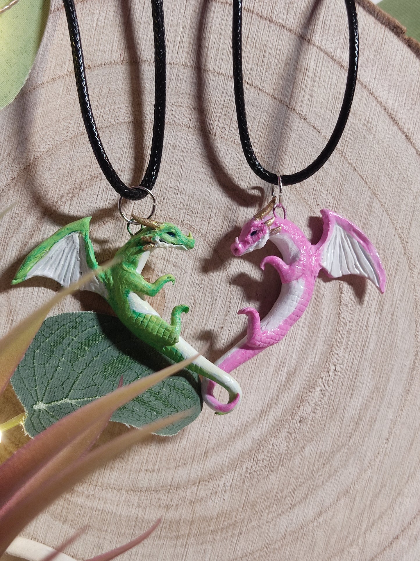 Dragons Couples Necklace -Clay-