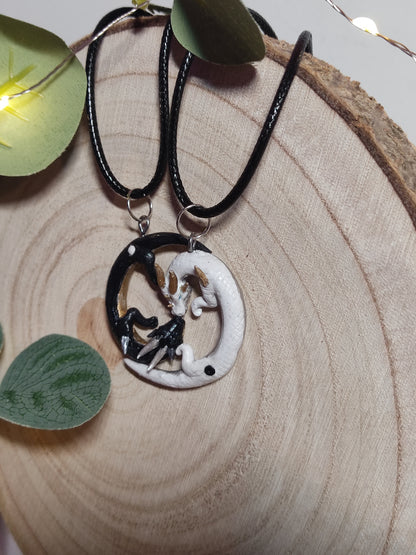 Dragons Couples Necklace -Clay-