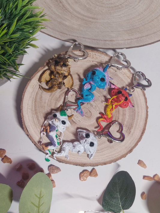 Dragons Keychain -Clay-