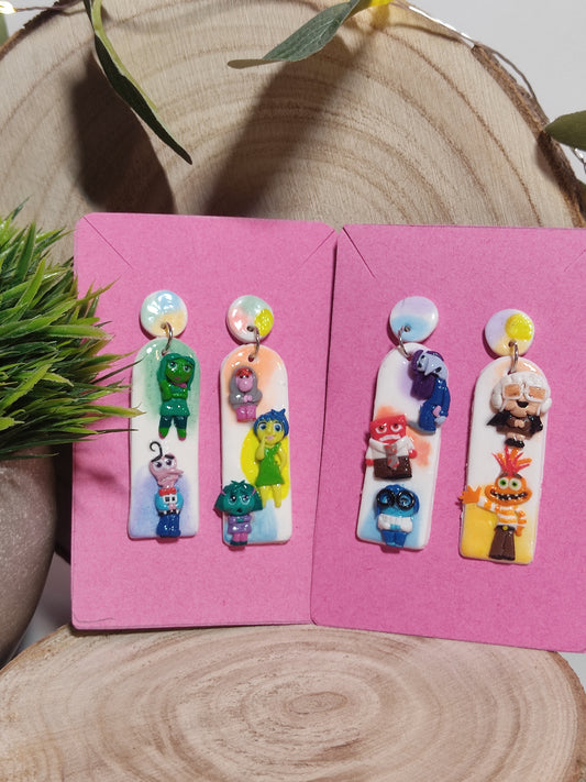 Inside Out handmade earrings -Clay- 🌟