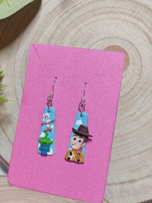 Toy Story handmade earrings -Clay-