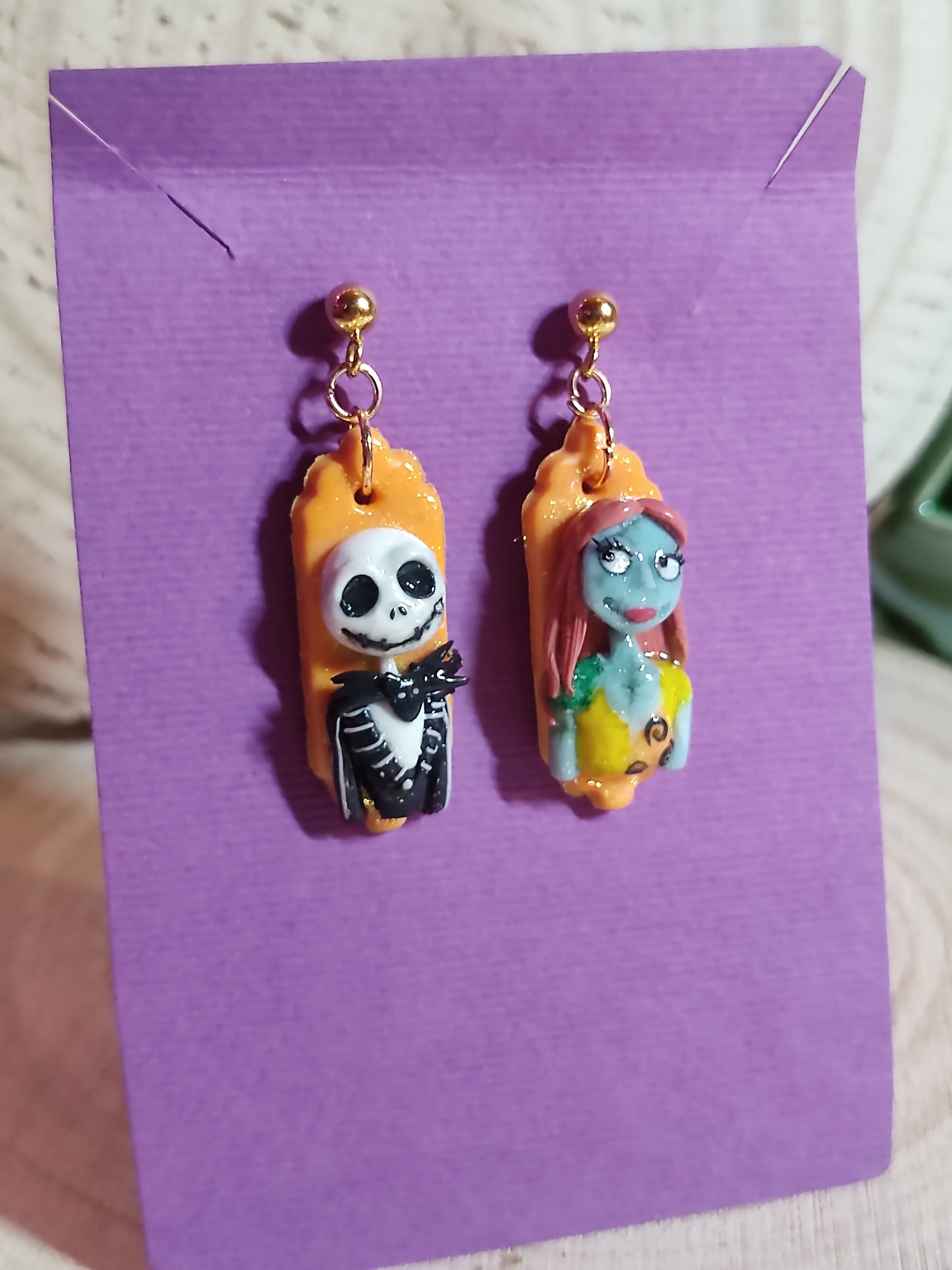 Jack & Sally Handmade Earrings