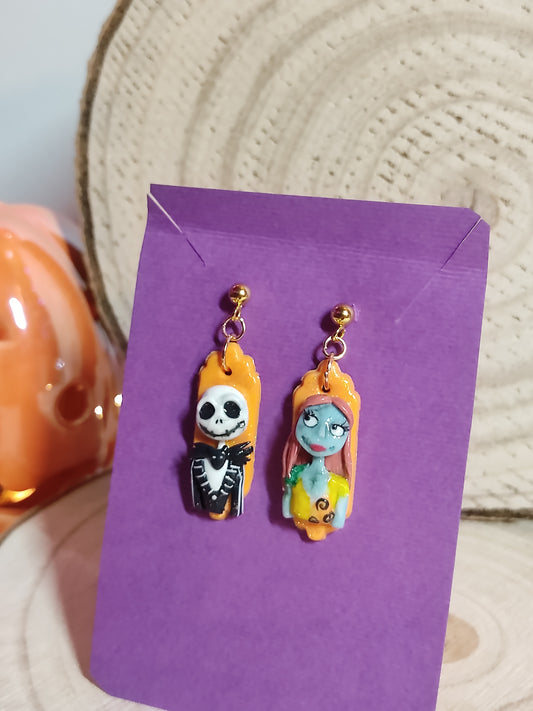 Jack & Sally Handmade Earrings