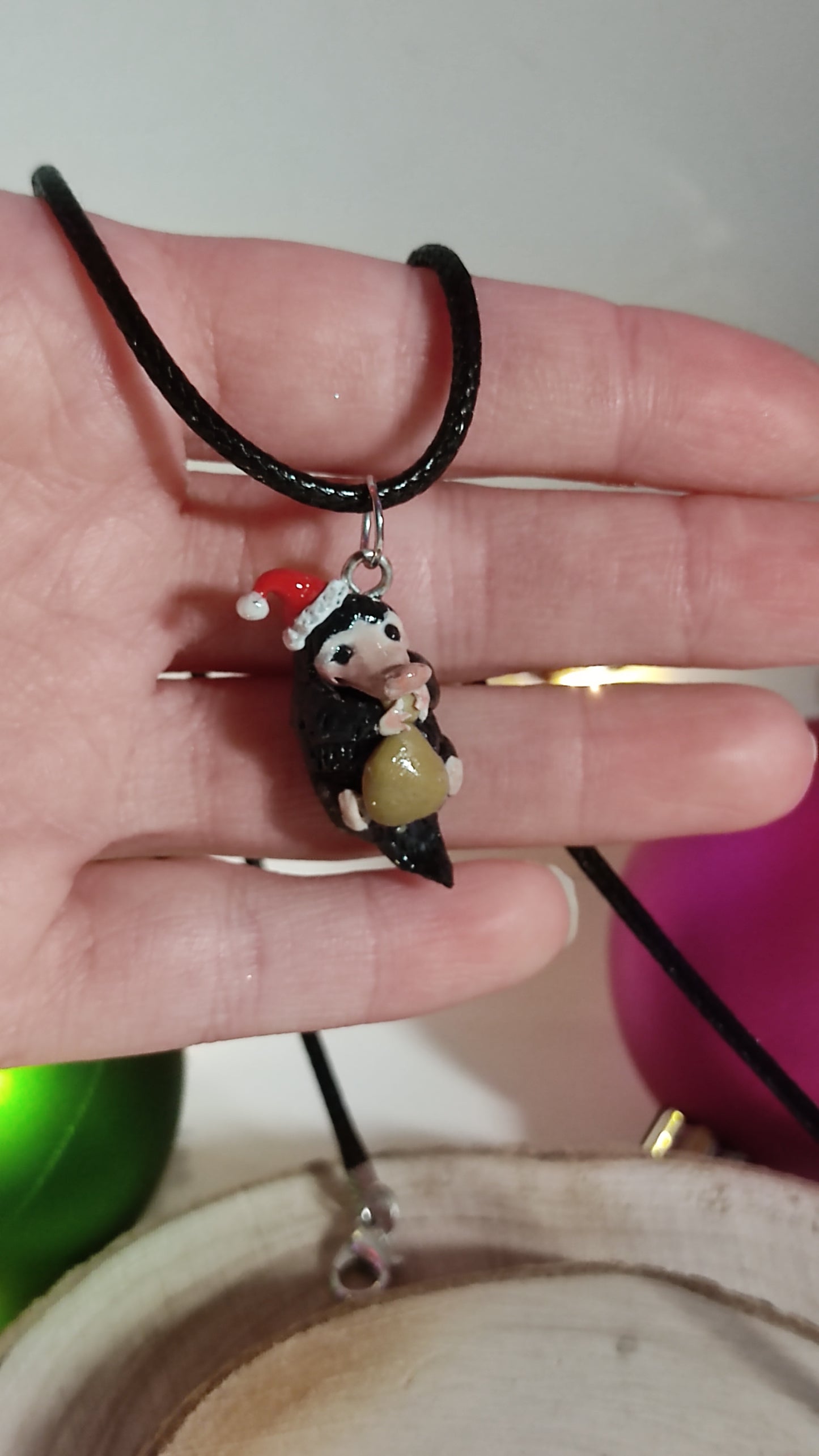 Christmas Niffler Handmade Necklace