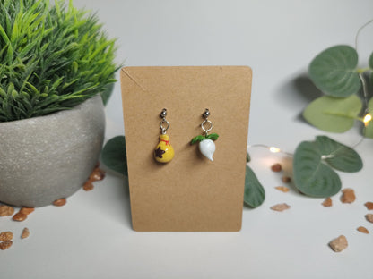 Animal Crossing Polymer Clay earrings