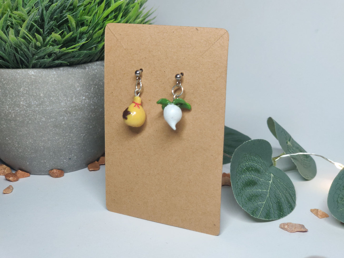 Animal Crossing Polymer Clay earrings