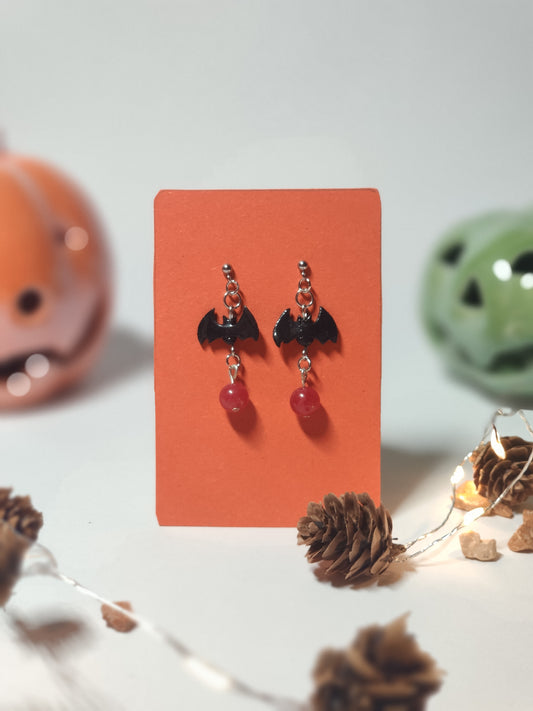 Bat Polymer Clay Earrings