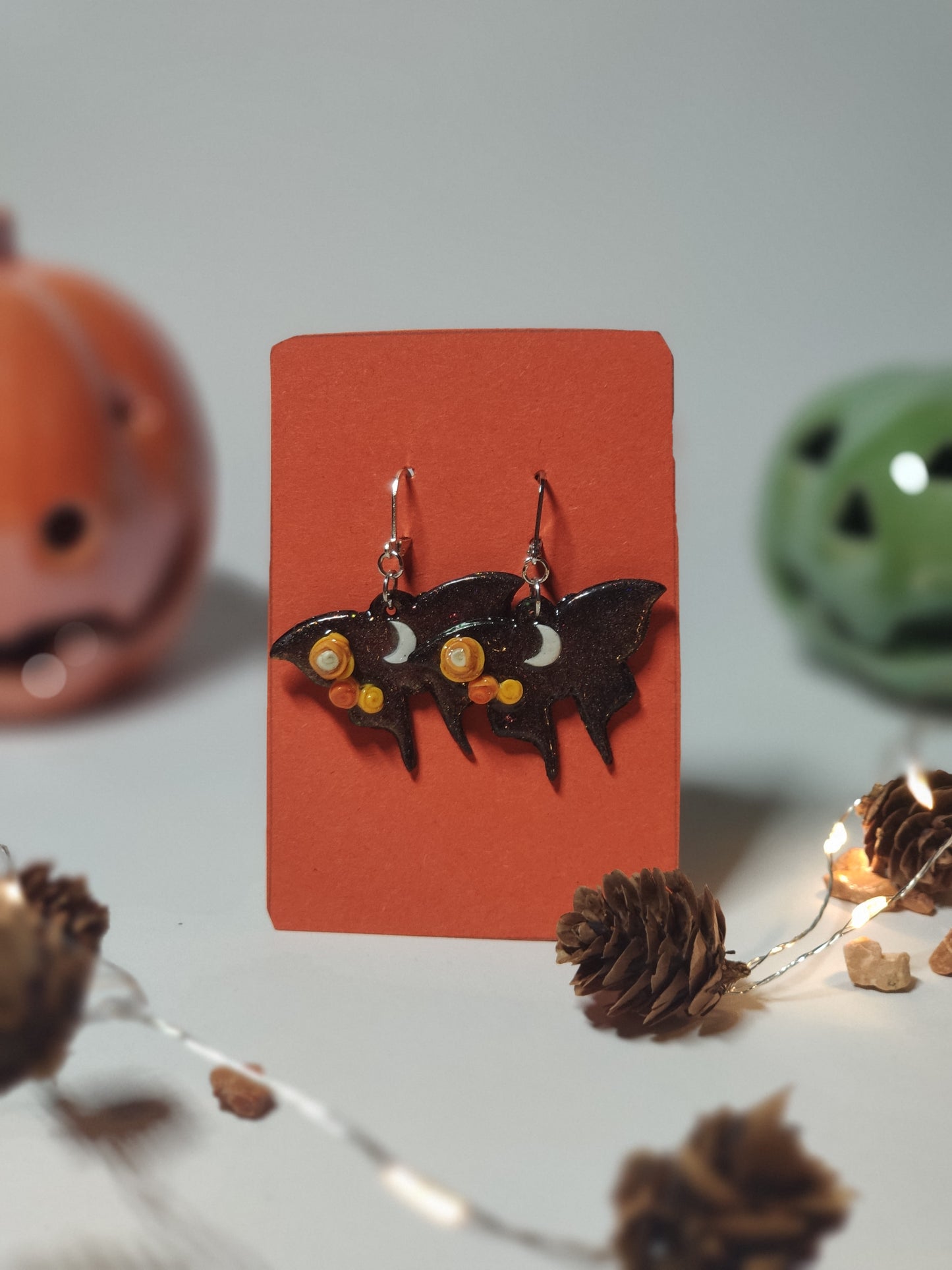 Halloween Floral Butterflies Earrings