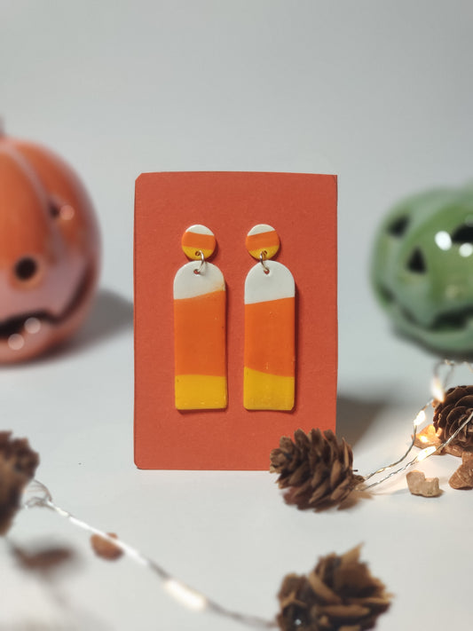 Candy Corn Earrings