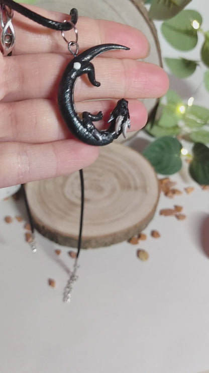 Dragons Couples Necklace -Clay-